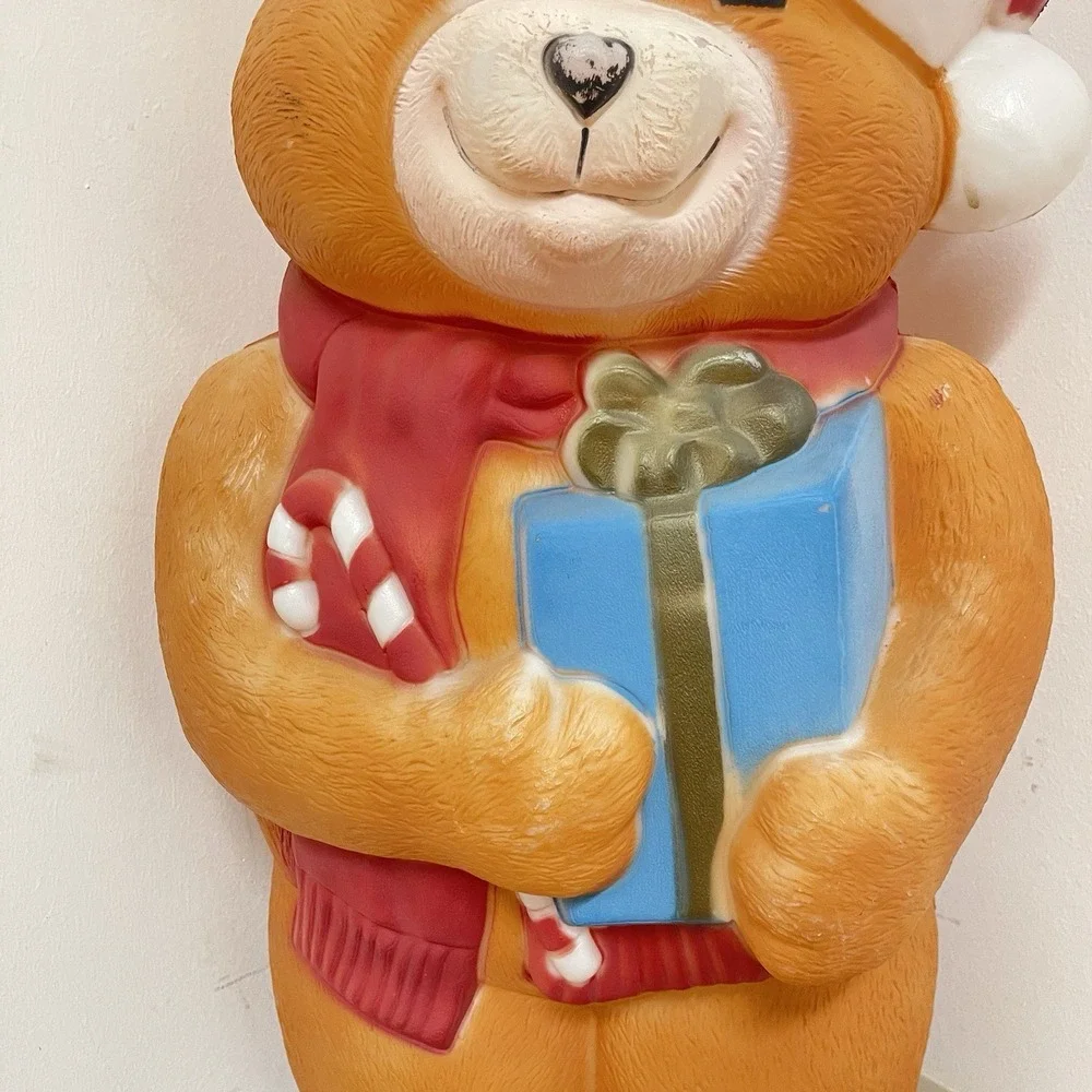 Teddy Bear Blow Mold Empire Christmas 35